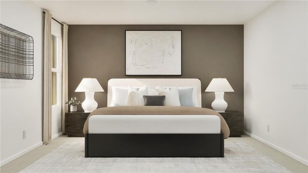 Furnished interior view inside a new home in , Kissimmee (Image 9).