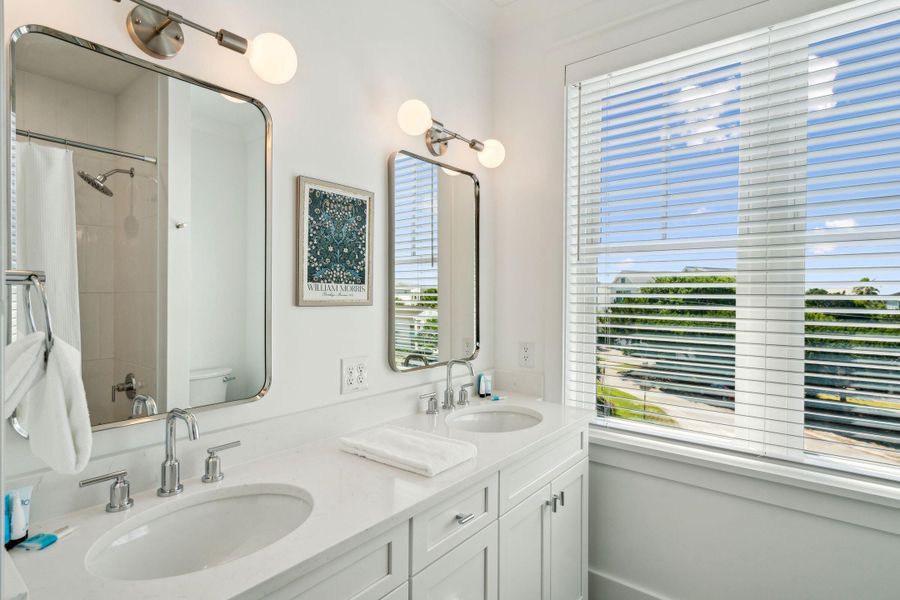 Furnished interior view inside a new home in , Isle Of Palms (Image 46).