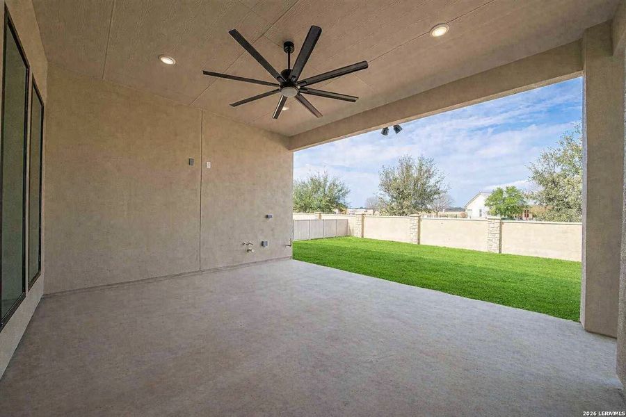 Exterior details and patio area of a home in , Kerrville (Image 2). Exterior details and patio area of a home in , Kerrville (Image 2).