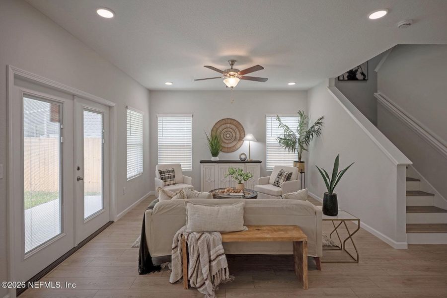 Furnished interior view inside a new home in , Jacksonville (Image 39).