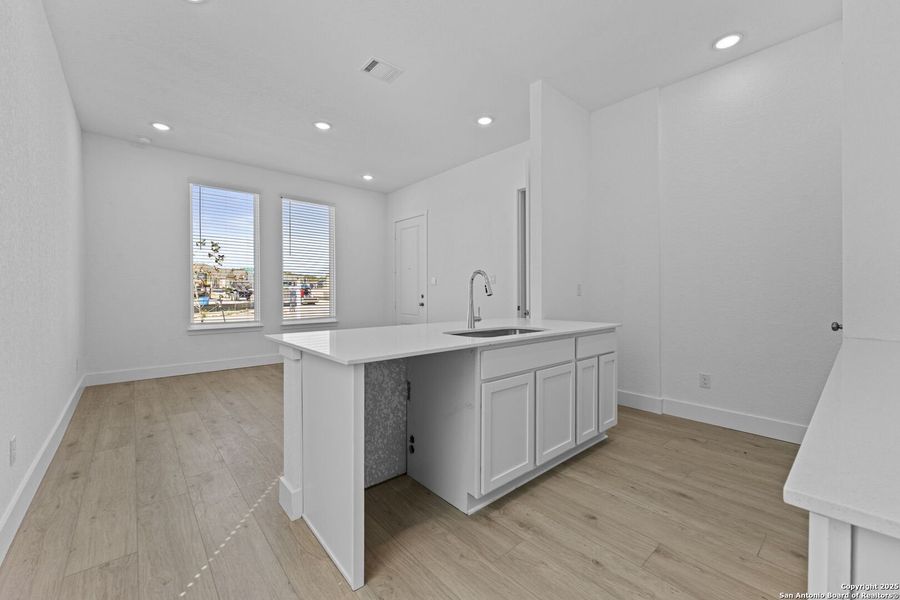 Furnished interior view inside a new home in , New Braunfels (Image 8).