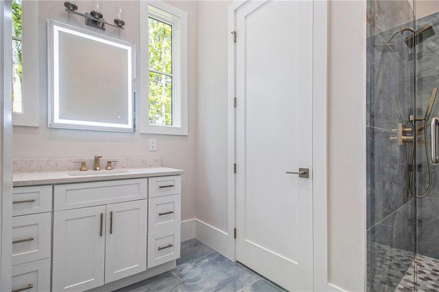 Furnished interior view inside a new home in , Alpharetta (Image 14).