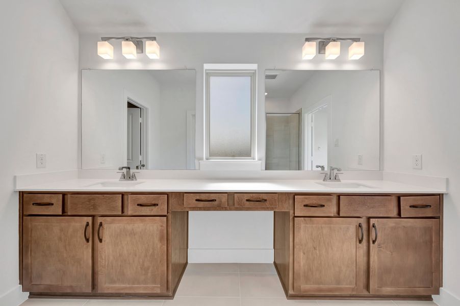Furnished interior view inside a new home in Union Park, Little Elm (Image 9). Furnished interior view inside a new home in Union Park, Little Elm (Image 9).