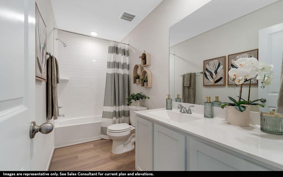 Furnished interior view inside a new home in Austin Point, Richmond (Image 15).