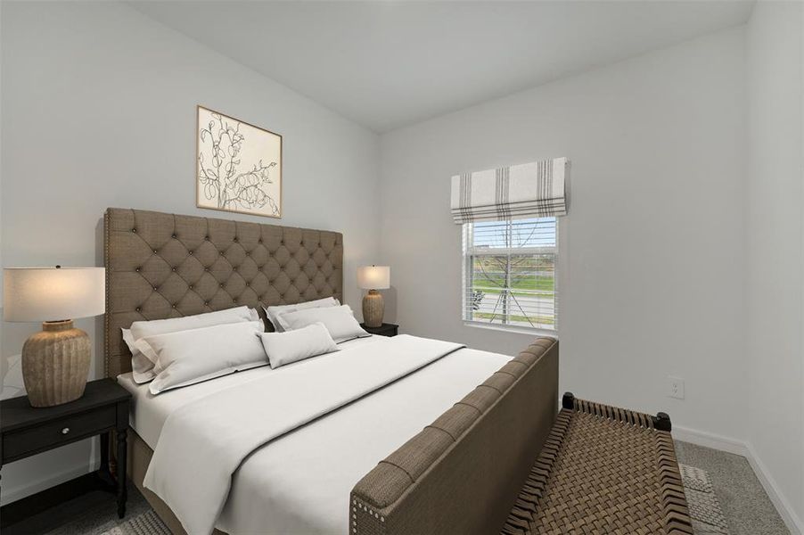 Furnished interior view inside a new home in Aspire at Reunion, Newark (Image 19).
