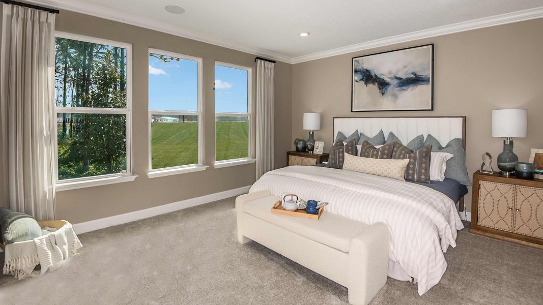 Furnished interior view inside a new home in Colbert Landings, Palm Coast (Image 8).