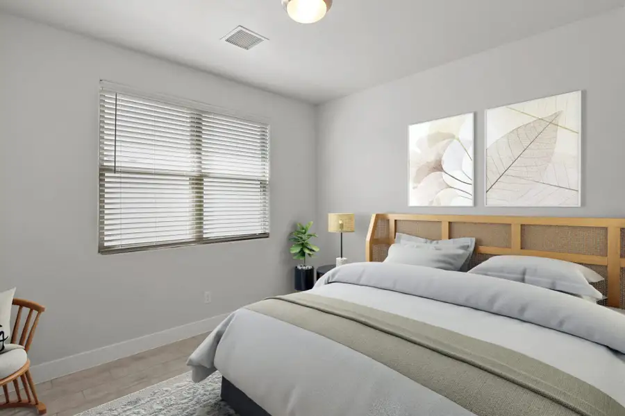 Furnished interior view inside a new home in Verdancia, Horizon City (Image 6).