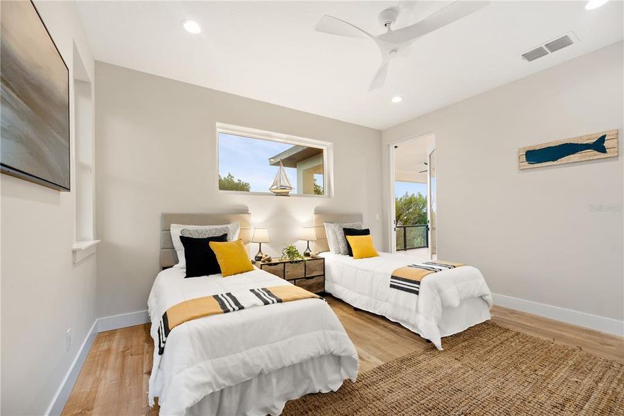 Furnished interior view inside a new home in , Flagler Beach (Image 47).