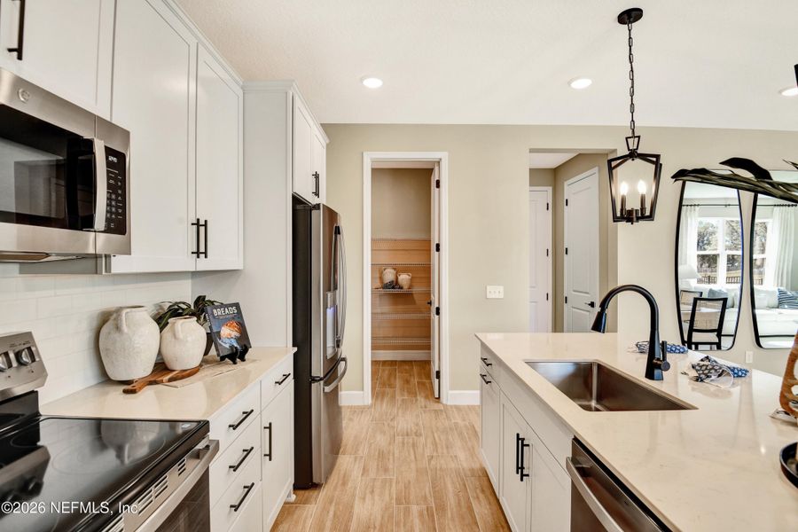Furnished interior view inside a new home in , St. Augustine (Image 15).