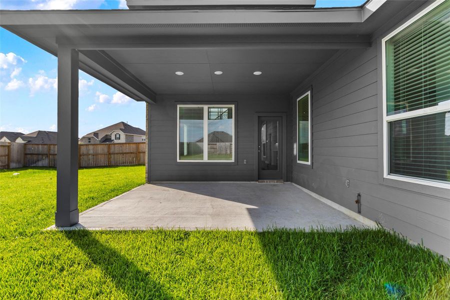 Exterior details and patio area of a home in River Ranch Estates, Dayton (Image 4). Exterior details and patio area of a home in River Ranch Estates, Dayton (Image 4).