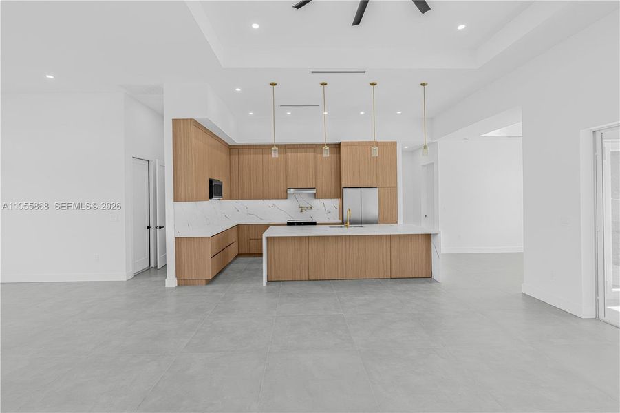 Furnished interior view inside a new home in , Cape Coral (Image 6). Furnished interior view inside a new home in , Cape Coral (Image 6).