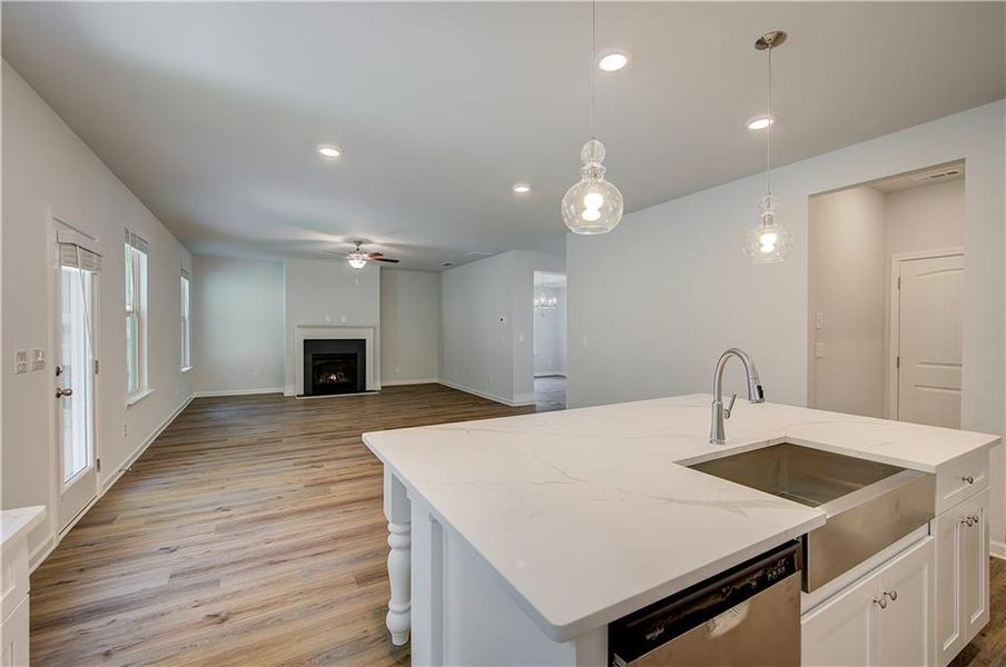 Furnished interior view inside a new home in Hamilton Lakes, Lawrenceville (Image 5).