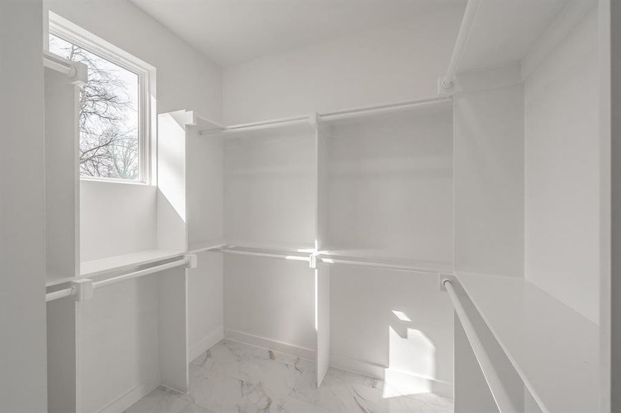 View of spacious closet