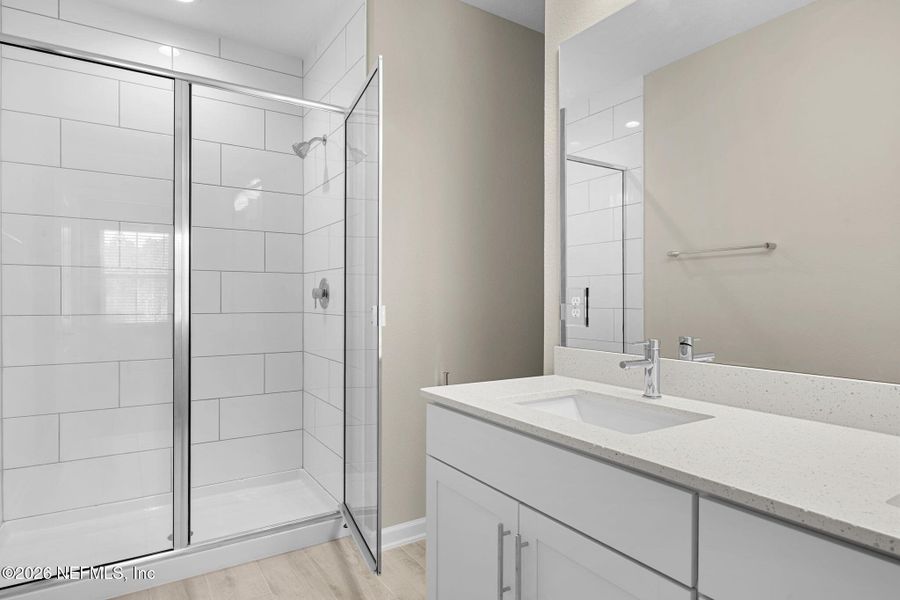 Furnished interior view inside a new home in , St. Augustine (Image 16).