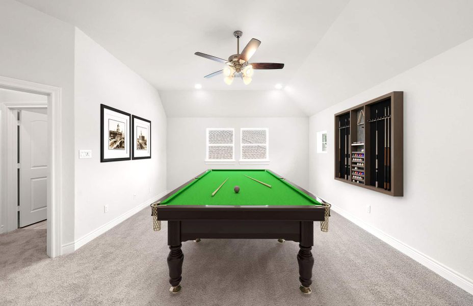 Representative furnished interior of a home built from the 3070AU by Ravenna Homes in Audubon 60′, Magnolia (Image 11).