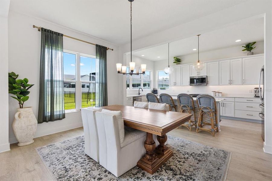 Furnished interior view inside a new home in , Okahumpka (Image 33).