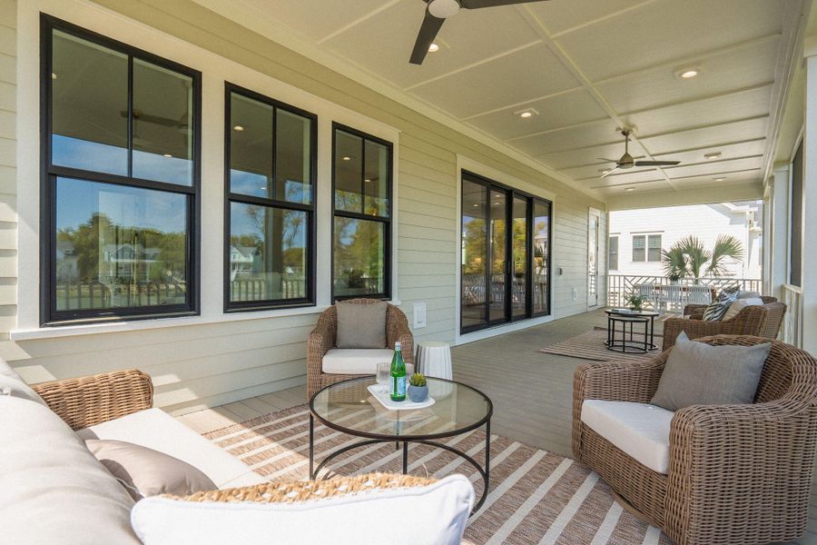 Exterior details and patio area of a home in , Mount Pleasant (Image 33).