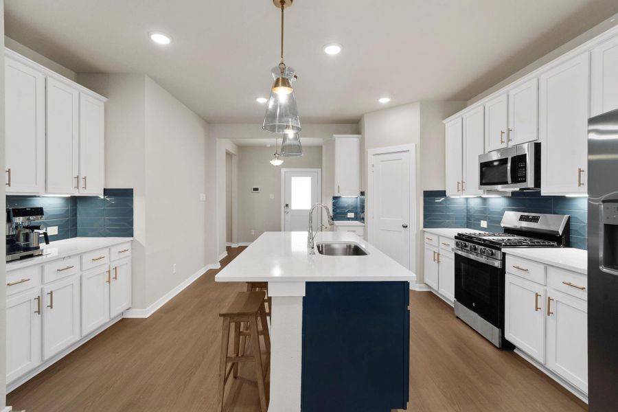 Kitchen with abundant cabinet space Kitchen with abundant cabinet space