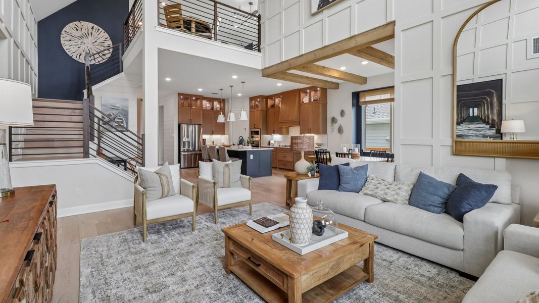 Representative furnished interior of a home built from the Rosewood by DRB Homes in Preserve at Lakeside Meadows, Pflugerville (Image 22). Representative furnished interior of a home built from the Rosewood by DRB Homes in Preserve at Lakeside Meadows, Pflugerville (Image 22).