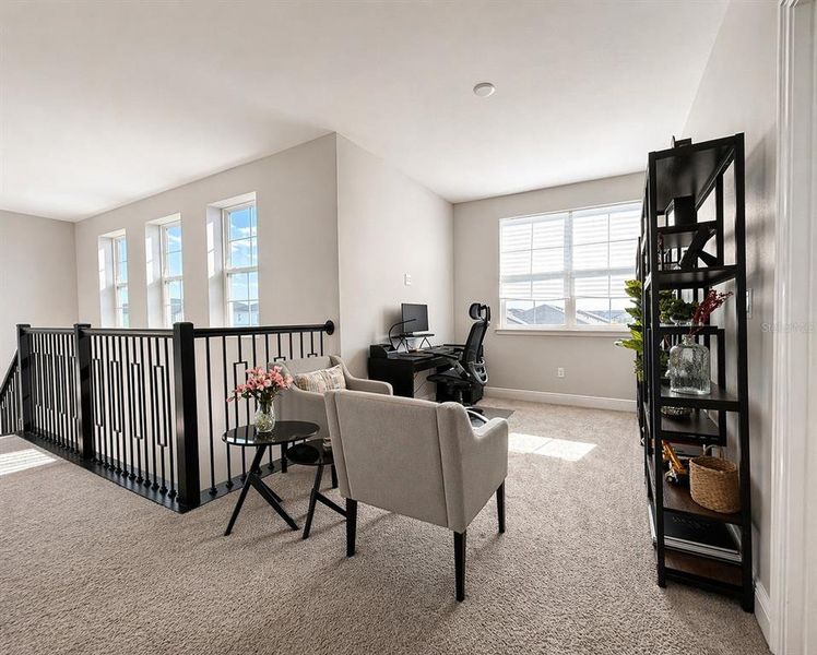 Furnished interior view inside a new home in Havenfield at Crossprairie, St. Cloud (Image 30).