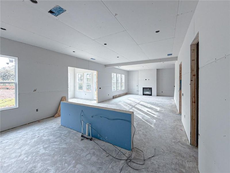 In-progress construction of a new home in Ashbury Commons, Powder Springs, GA (Image 58). In-progress construction of a new home in Ashbury Commons, Powder Springs, GA (Image 58).