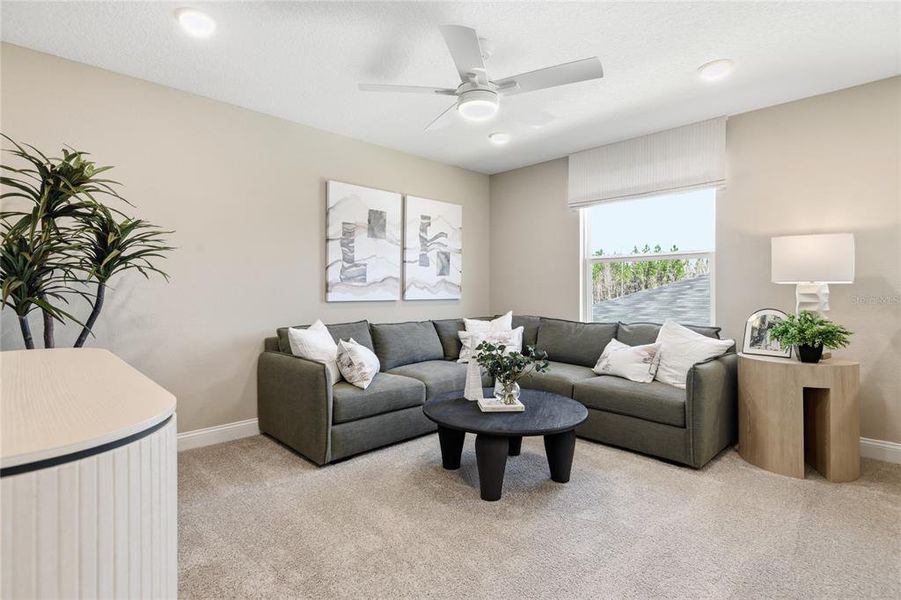 Furnished interior view inside a new home in Maple Ridge, Palmetto (Image 14). Furnished interior view inside a new home in Maple Ridge, Palmetto (Image 14).