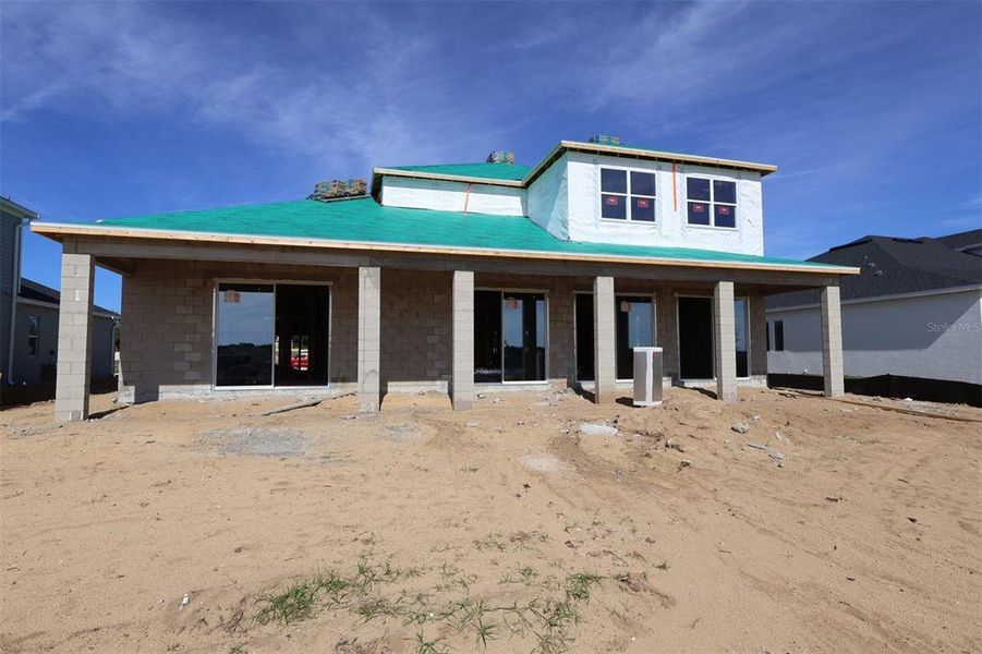 In-progress construction of a new home in Wolf Lake Ranch, Apopka, FL (Image 22).
