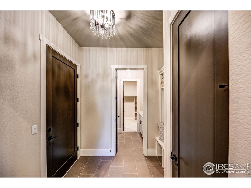 Laundry room/mud room.