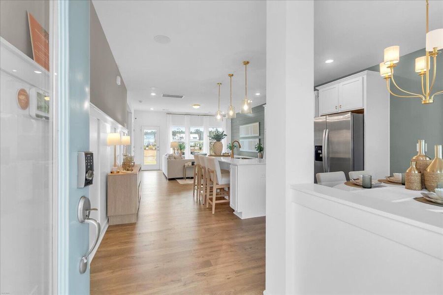 Furnished interior view inside a new home in , Ravenel (Image 13).
