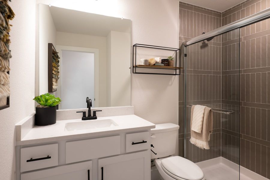 Furnished interior view inside a new home in View at the Reserve, Mansfield (Image 7).