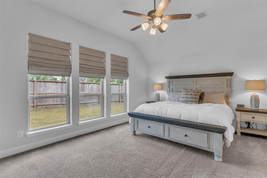 Primary Retreat with natural light