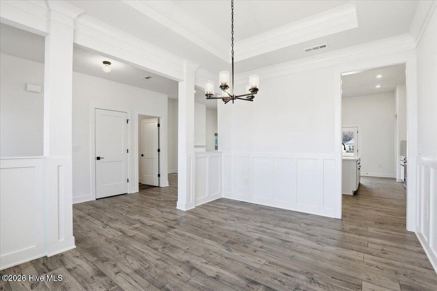 Spacious, unfurnished interior of a new home in Wood Creek Landing, Leland (Image 10). Spacious, unfurnished interior of a new home in Wood Creek Landing, Leland (Image 10).