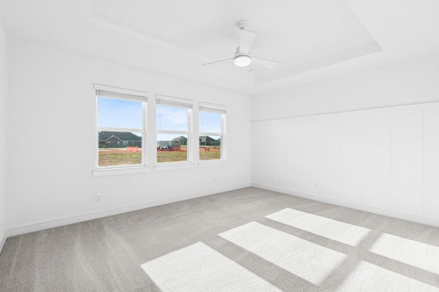 Secluded primary bedroom (*Photo not of actual home and used for illustration purposes only.) Secluded primary bedroom (*Photo not of actual home and used for illustration purposes only.)