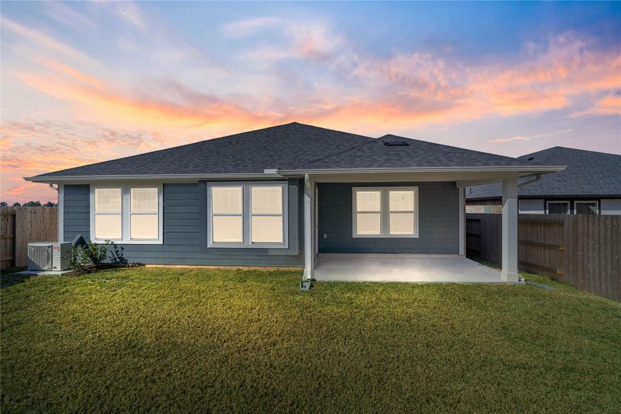 Enjoy the outdoors! This spacious green space backyard provides the ultimate foundation to create your own private outdoor oasis. Enjoy the outdoors! This spacious green space backyard provides the ultimate foundation to create your own private outdoor oasis.