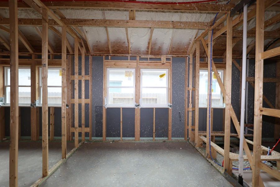 In-progress construction of a new home in Brookewater 45' Homesites, Rosenberg, TX (Image 5).