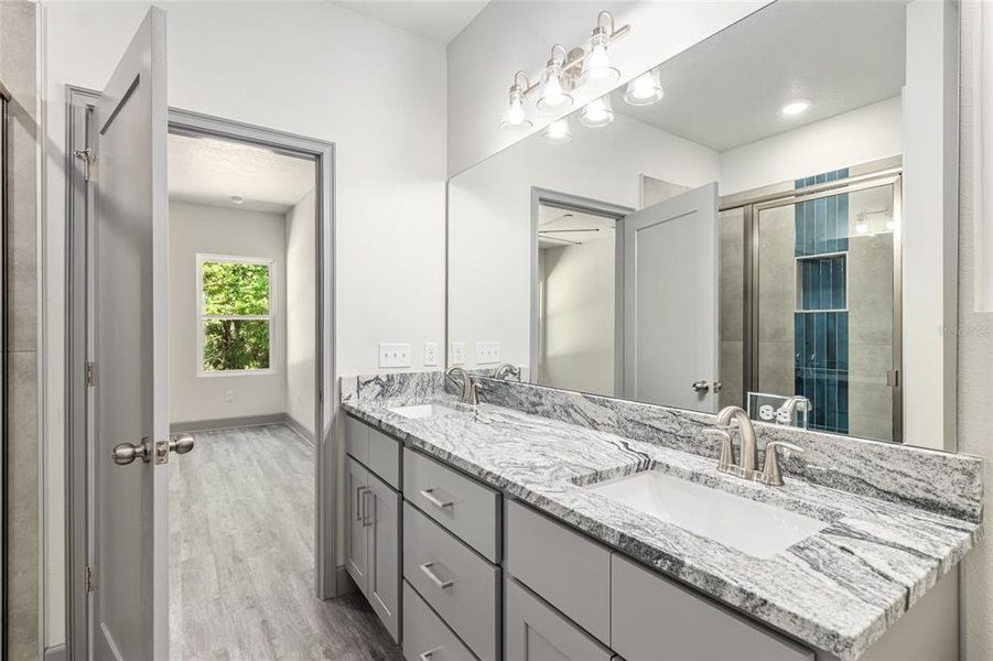 Furnished interior view inside a new home in , Fort White (Image 9).
