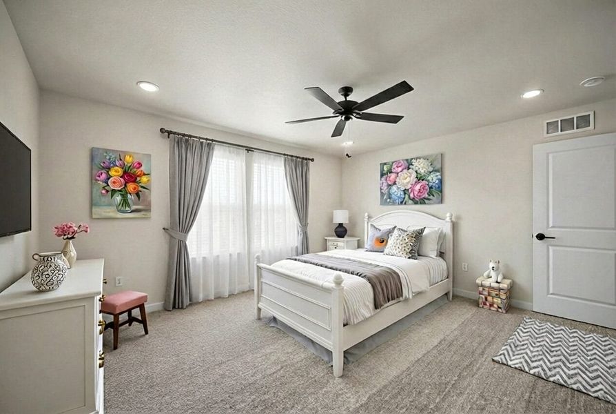 Furnished interior view inside a new home in Aspen Ranch, Fountain (Image 13). Furnished interior view inside a new home in Aspen Ranch, Fountain (Image 13).