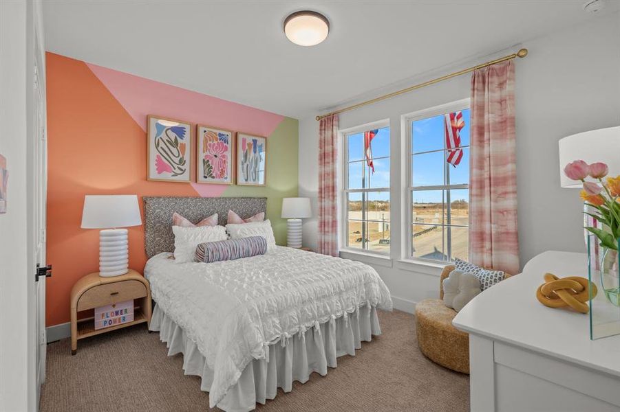 Furnished interior view inside a new home in East Village - Classic Series, Frisco (Image 22).