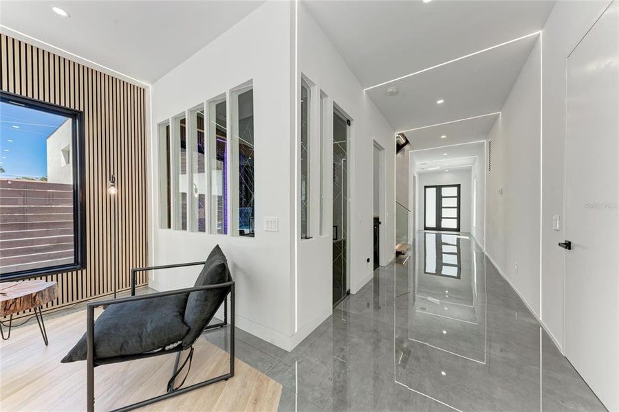 Furnished interior view inside a new home in , Sarasota (Image 8).