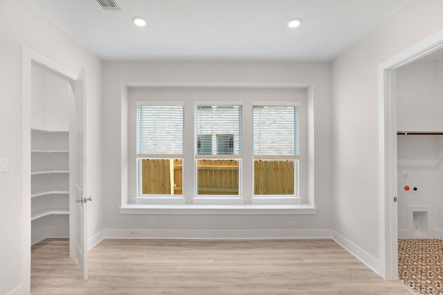 Spacious, unfurnished interior of a new home in Lariat, Liberty Hill (Image 66). Spacious, unfurnished interior of a new home in Lariat, Liberty Hill (Image 66).
