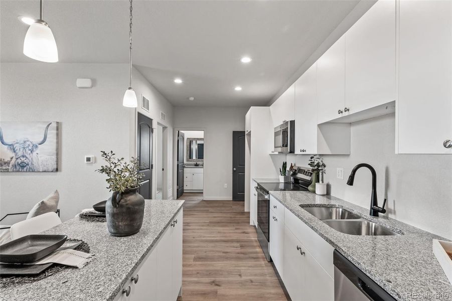 Furnished interior view inside a new home in , Pueblo West (Image 4).