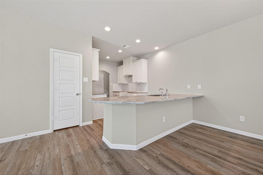 Furnished interior view inside a new home in Woodland Lakes, Houston (Image 4).