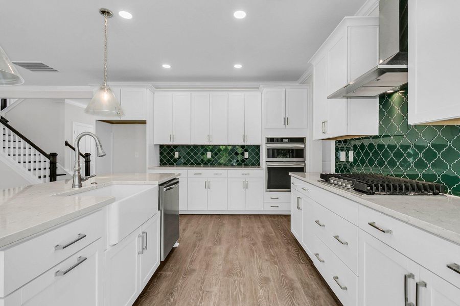 Furnished interior view inside a new home in Tidewater at Lakes of Cane Bay, Summerville (Image 7). Furnished interior view inside a new home in Tidewater at Lakes of Cane Bay, Summerville (Image 7).