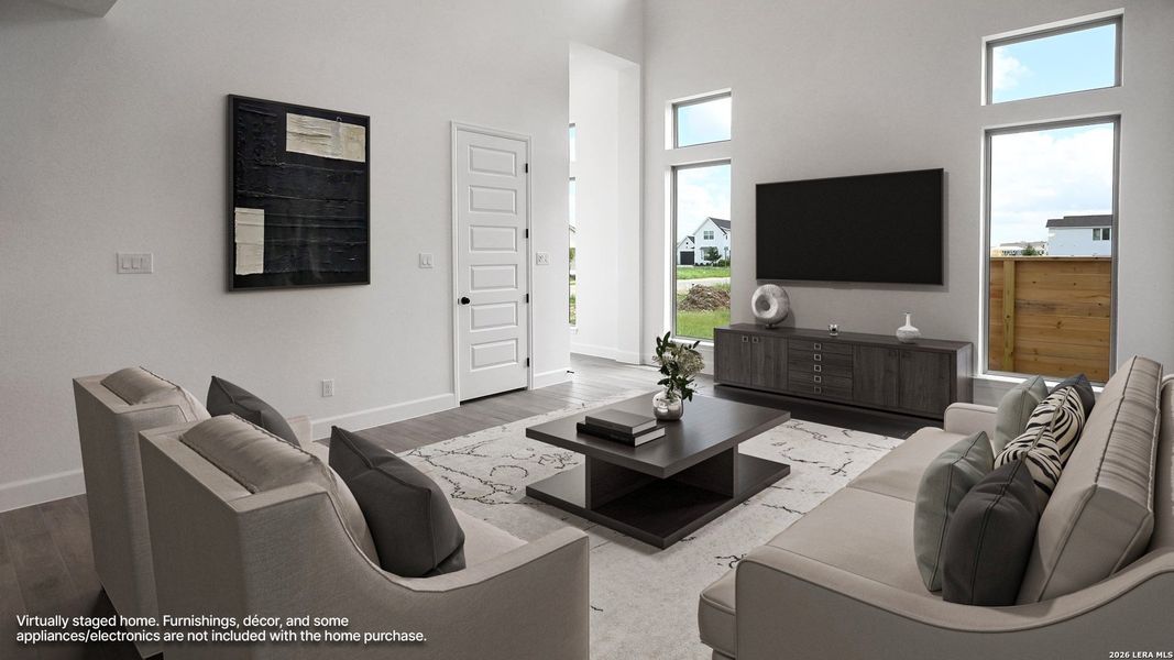 Furnished interior view inside a new home in Solms Landing, New Braunfels (Image 15).