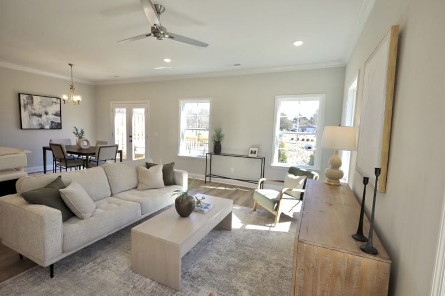 Furnished interior view inside a new home in The Eleuthera, Chattanooga (Image 19).