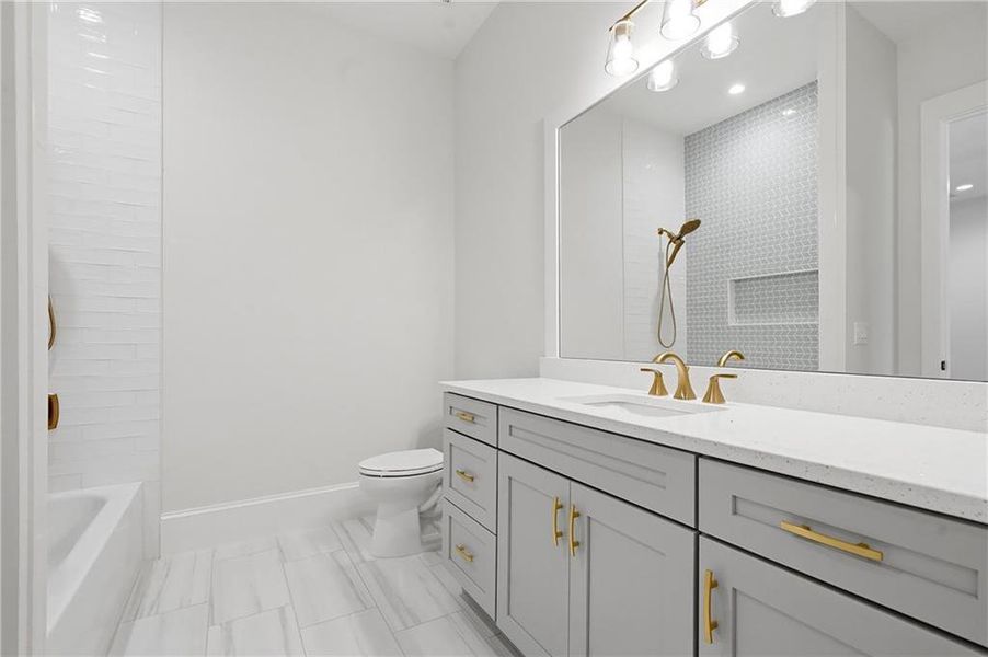 Furnished interior view inside a new home in , Milton (Image 18).