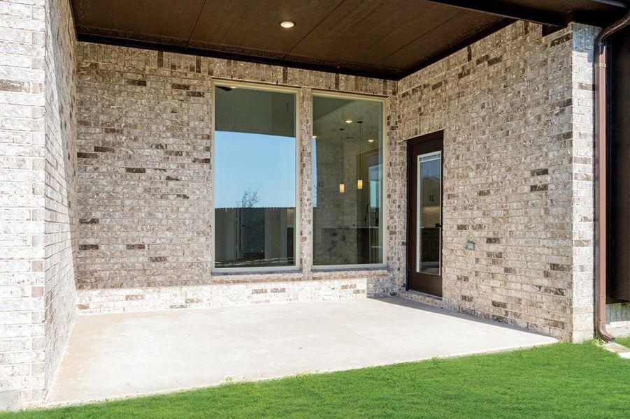 Exterior details and patio area of a home in Willow Wood Classic 50, McKinney (Image 24).