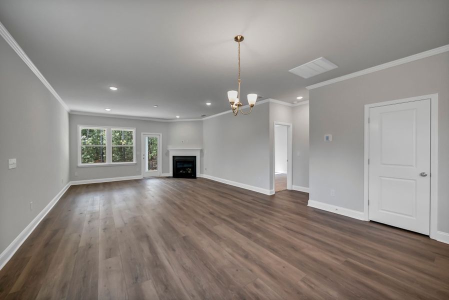Spacious, unfurnished interior of a new home in Carriage Estates, Lexington (Image 19). Spacious, unfurnished interior of a new home in Carriage Estates, Lexington (Image 19).