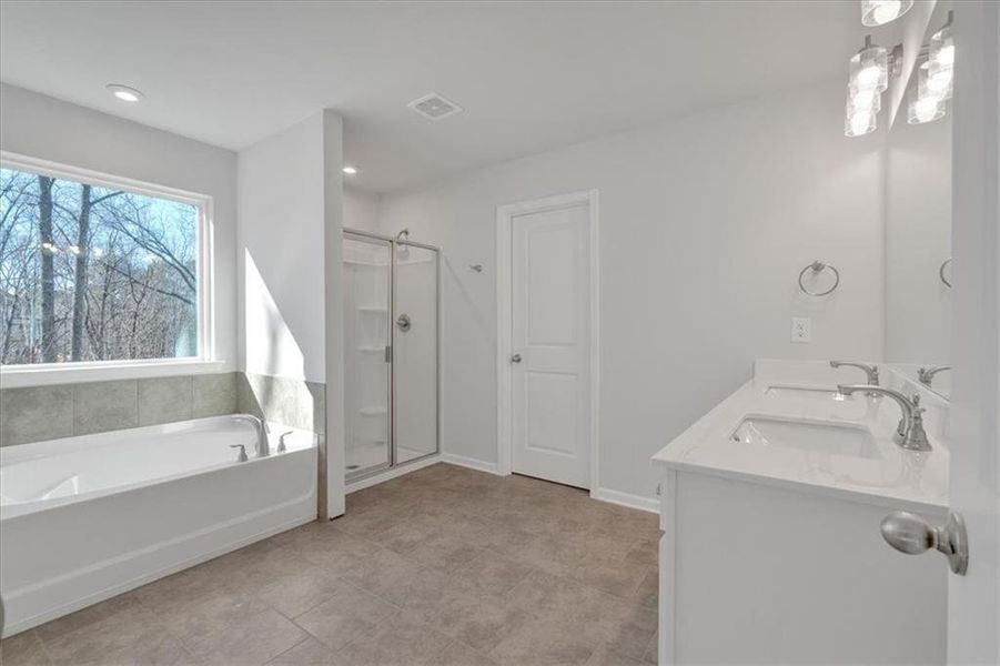 Furnished interior view inside a new home in Carter Grove, Cartersville (Image 12).