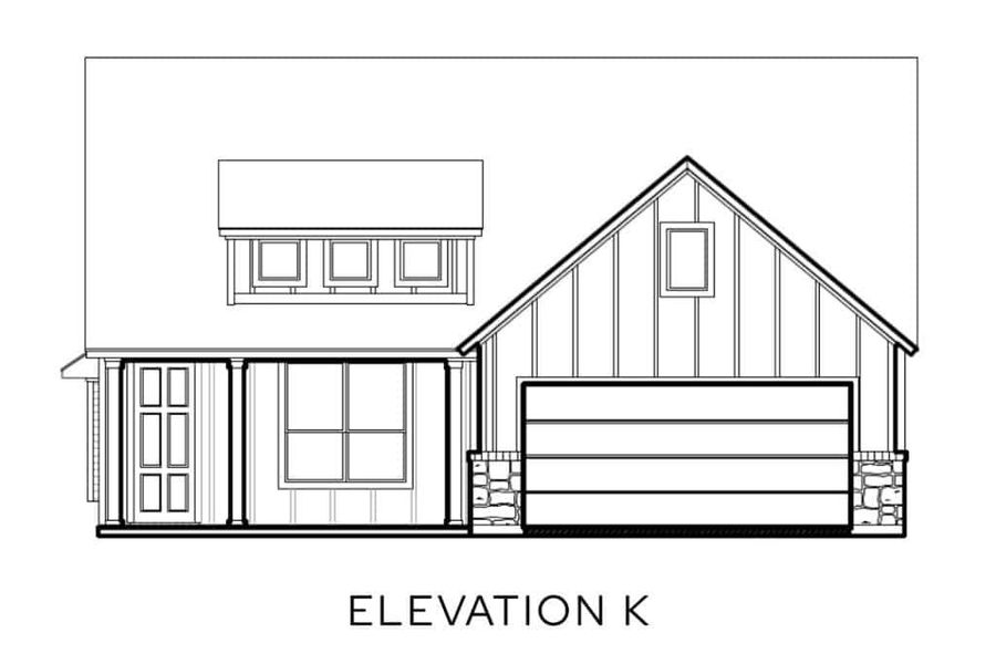 Representative rendering of the exterior for the The Flower by Lillian Custom Homes (Image 3).